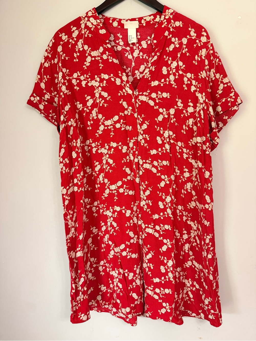 GP&J Baker x H&M Red Floral Print Dress